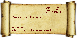 Peruzzi Laura névjegykártya